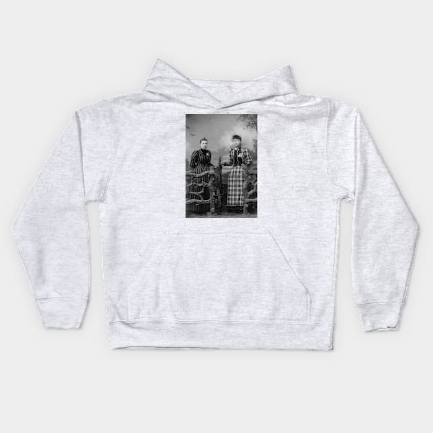 Instant Ancestors Family Photo Kids Hoodie by Vintage Photos